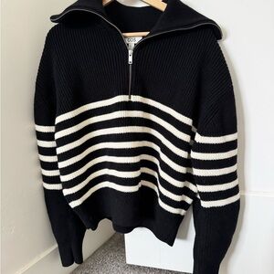 COS half-zip sweater